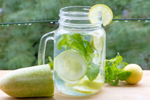 Cucumber Lemon Water for Detox